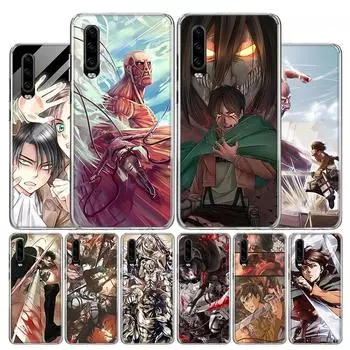 Shingeki No Kyojin Anime Cover Phone Case For Huawei P30 P20 P10 P40 P50 Pro Mate 20 40 30 10 Lite Popular Fundas Art Gift Coque Huawei P30
