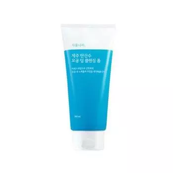 SHINGMUL NARA Jeju Sparkling Water Deep Cleansing Foam 300ml - пенка для умывания с газированной водой