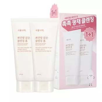 Shingmulnara White Rice Яркая очищающая пенка 150 мл x 2 шт.