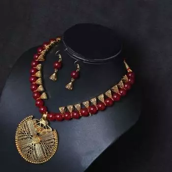 Shining Diva Fashion Последний стильный антикварный набор украшений для женщин