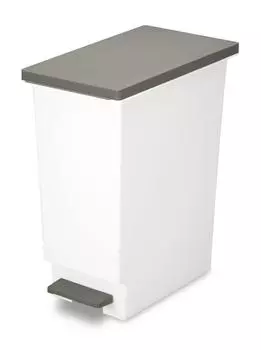 Shinki Gosei Dragonfly Neo Color Trash Быстро открывается с помощью света 45 Ширина x Глубина x Высота Включает Сделано в Японии Канистра, тонкая, с педалью, литры, коричневый, коричневый