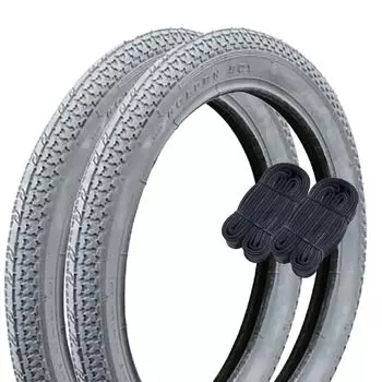 Shinko 16 дюймов камера для покрышек инвалидной коляски набор из 2 пар рулонов покрышек инвалидной коляски 16 x серый SR165 60302 велосипед 1.50 H/E