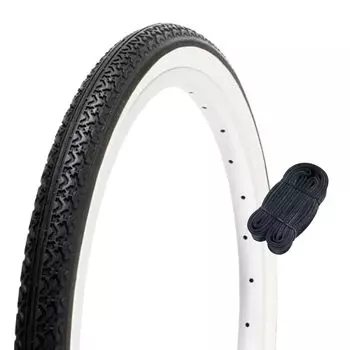 Shinko 20 inch bicycle tire tube set standard tire 20 x SR133 60248 1.75 black/white H/E