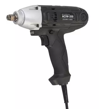 SHINKO Сетевой ударный гайковерт с глубокими головками и тонкостенными 21 мм, 17 мм, 19 мм, ACIW-350 чёрный