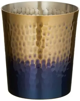 Shinkoukinzoku Tumbler Covered 270ml Ouki Copper Hammered Cup Copper/Gold KG-1654