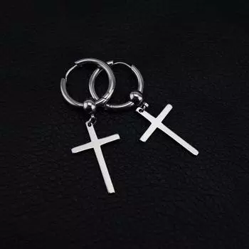 Shinma Ретро Титановая сталь Пирсинг Ювелирный кулон для мужчин и женщин Rod thick 1.0 inner diameter 14mm one