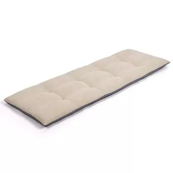 Shinnwa Long High Bamboo No Butt Pain 3 Sofa Seat All Floor Beige Zabuton, Resilience, Charcoal, Dehumidifying, Deodoring, Подушка, бежевый