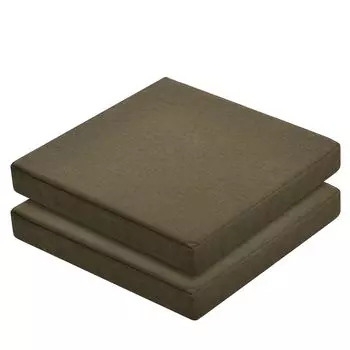 Shinnwa Zabuton Двойная пена с эффектом памяти 2 см Высокоэластичная квадратная для сидений из квадратной пены с эффектом памяти 40 см x 40 x 5 см