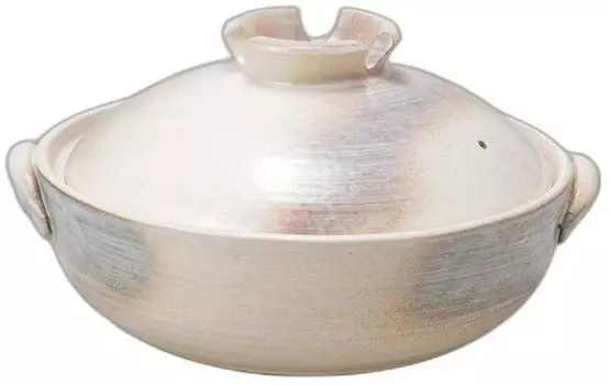Shino 8 Earthenware Pot x x Earthenware Setomonohonpo No. [29 25.5 15.5cm, 2100cc] Pot,