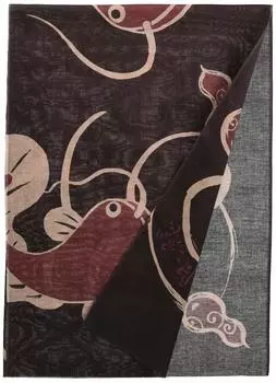 Shinobiya Maeda Senko Kaiuntei Lucky Tenugui Hand Catfish 060050 Towel, Design,