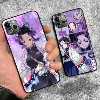 Shinobu Kocho Kimetsu no Yaiba аниме, мягкий силиконовый чехол для телефона, чехол для iPhone 6 6s 7 8 Plus X XR XS 11 12 13 mini Pro Max iPhone 6 6s