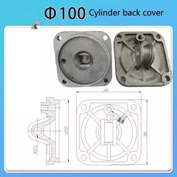 Шиномонтажный станок Аксессуары для шиномонтажного станка Головка блока цилиндров Передняя крышка Задняя крышка Нижняя крышка цилиндра Торцевая крышка Алюминиевая крышка