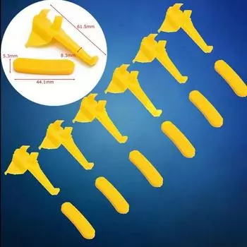 Шиномонтажный станок Детали шиномонтажного станка Tireless Bird Head Pad Защитная накладка для колеса Пластиковая защитная прокладка Защита головы птицы жёлтый