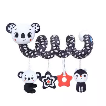 Shinse погремушка коляска крепление игрушка для кроватки месяцы детская погремушка кровать веселая подвесная игрушка подвесная мягкая игрушка спящий младенец новорожденный 0/3/6/9/12 (черный