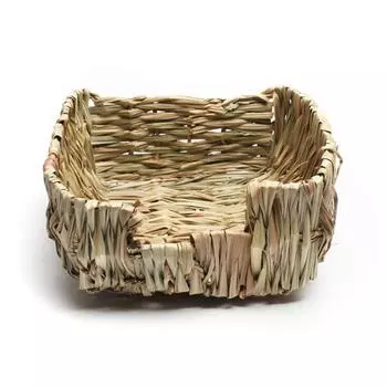 Шиншилла, натуральный летний удобный кроличий домик ручной работы, кровать с травой, жевательные игрушки, коврик для релаксации естественный