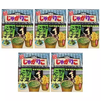 Shinshu Limited Jagariko Nozawana konbu со вкусом Сувенирная закуска Shinshu Nagano (5 коробок)