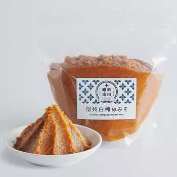 Shinshu Miso 500 г Shinshu Mixed Rice Domestic Основан в конце Эдо Изготовлено в деревянных бочках [Nitden Brewing] Shirakaba-in Miso, Miso, Miso, Miso,