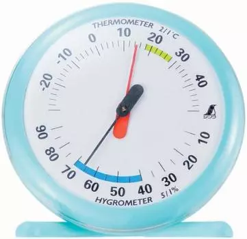 Shinwa Measurement Home Thermo Round A TH 15 см светло-голубой 72997