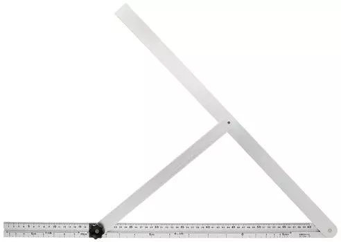 Shinwa Sokutei Алюминиевый беззолотой браслет со шкалой 600 мм 62571