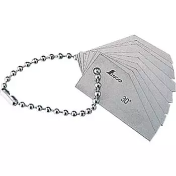 Shinwa Sokutei Bevel Angle Measuring Gauge 30 degrees - 50 degrees 9 pieces set 97784