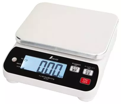 Shinwa Sokutei цифровые весы WP пыле- и водонепроницаемые для сертификатов 20 кг 70040 не транзакционные