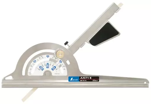 Shinwa Sokutei Направляющая линейка для дисковой пилы Justy II 23 см 78176 серебряный