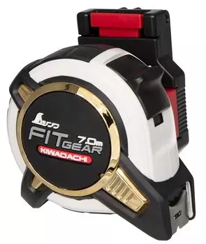 Shinwa Sokutei Convex Fit Gear Gokutachi с держателем JIS 81396 25–7,0 м белый