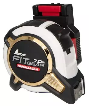 Shinwa Sokutei Convex Fit Gear Gokutachi с магнитным держателем JIS 81397 25–7,0 м белый