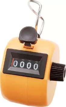 Shinwa Sokutei Counter Handheld Type C Yellow 75089