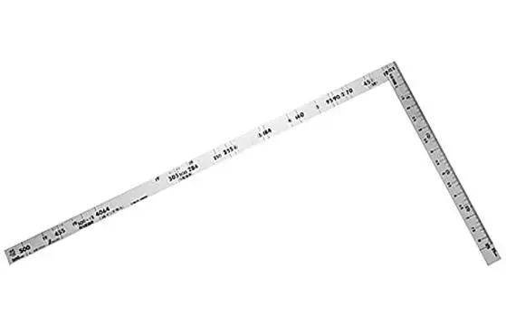 Shinwa Sokutei Curved Measure 24 Silver 19 Width 50cm 10055