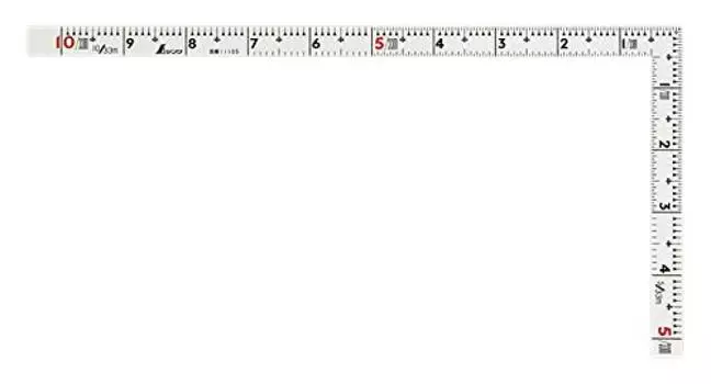 Shinwa Sokutei Curved Scale Same Thickness 1 Shaku30cm Combined Scale Masterpiece White 11105