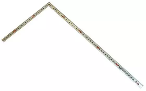 Shinwa Sokutei Curved Square Thickness 50cm Back Corner For Left-handed 10677