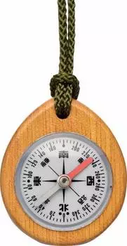 Shinwa Sokutei Directional Compass Wooden J 75662