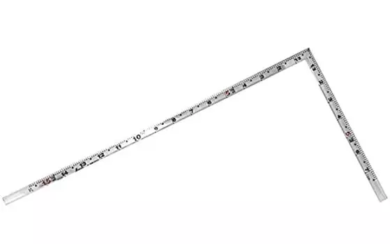 Shinwa Sokutei Изогнутая шкала 50 см на красном 1 5 10555 Масштаб, Цурукамэ, задняя часть, цифры, Серебро, сяку, солнце, серебряный