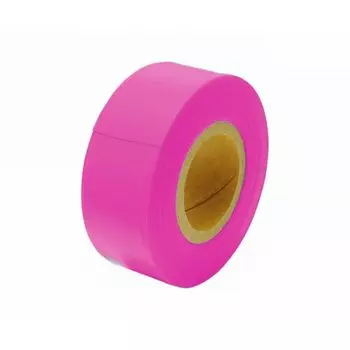 Shinwa Sokutei Marking Tape 30mmX50m Fluorescent Pink 73798