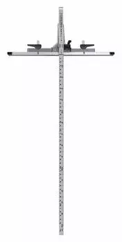 Shinwa Sokutei направляющая линейка для дисковой пилы T slide slim shift 2 45 см комбинированная шкала 73543 серебряный