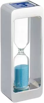 Shinwa Sokutei Песочные часы 3 минуты металлик 70304