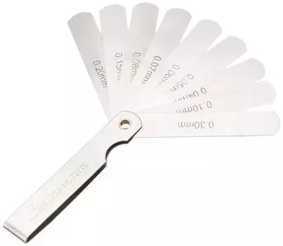 Shinwa Sokutei Thickness Gauge A 75mm set 73776 9-piece