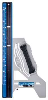 Shinwa Sokutei Универсальная линейка для циркулярной пилы L Angle Plus 60 см, б/у, шкала для левшей 73345