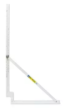 Shinwa Sokutei Сварочная направляющая линейка 1 м с магнитом 77888 белый