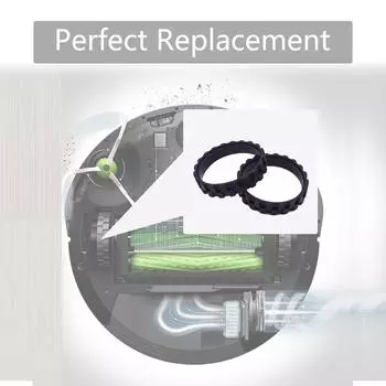 Шины для колес IROBOT ROOM-BA серий 500, 600, 700, 800 и 900 (Упаковка из 2 шт.) чёрный