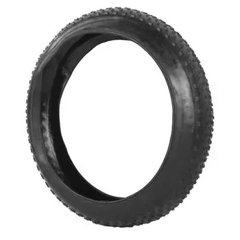 Шины для снежного велосипеда 60Tpi, устойчивые к проколам, резиновые, складные, сменные, для велосипеда, для пляжа, грубые чёрный