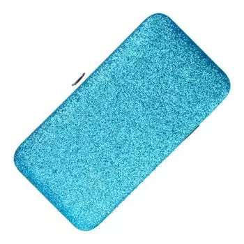 Shiny Eyelash Extension Tweezers Box PVC Professional Eyelash Extension Tweezers Organizer Portable 10 Colors