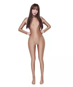 Shiny Full Body High Neck Long Sleeve Classic Smooth Cosplay Campaign Rhythmic Event Costume Quality [LEOHEX] Tights, Leotard, Bodysuit, Costume,