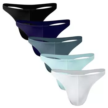 Shiny Lingerie Adult Inner Pants of [Laipin] Men s Shorts, T-back, Men s T-back Satin, Sexy, Pants, Men s Underwear, (Set 5)