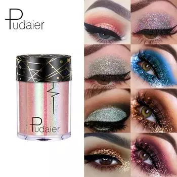 Shiny Ray Голографические блестки Блестящий пигмент Тени для век Татуировка Губы Ногти Тело Блеск Фестиваль Вечеринка Макияж Глаз Пудра