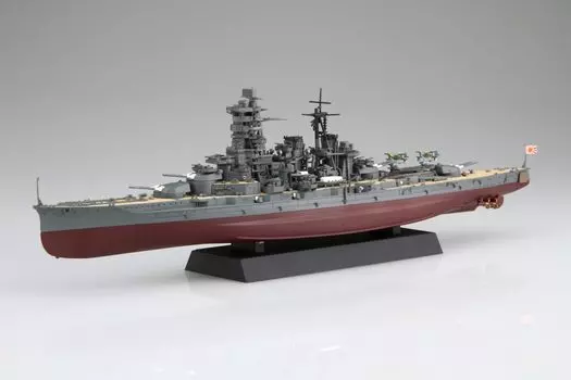 Ship NEXT Series Japanese Navy Battleship Kongo Plastic Model 1/700 No.7 EX-201 (with photo-etched parts)