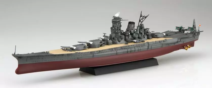Ship NEXT Series Japanese Navy Battleship Musashi Plastic model with parts 1/700 No.12 EX-201 (before renovation) photo-etched