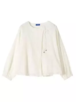 SHIPS для женщин Специальный заказ полосатый кружевной хаори 311100858 Off White2 ONE (Корабли Женщины) РАЗМЕР ФАНАКИ-(ОДИН РАЗМЕР)