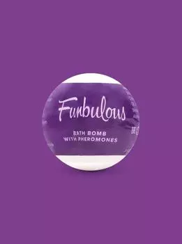 Шипучая бомбочка для ванны Funbulous Violet TU прозрачный